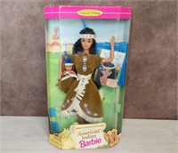Vtg Barbie American Indian Doll in Box