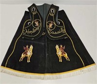 c1950 Hopalong Cassidy Skirt & Vest