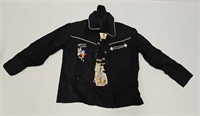 c1950 Hopalong Cassidy Shirt, Scarf & Slide