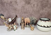 Lot of Ceramic Native American Items