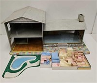 1960’s Marx Sears Split Ranch Doll House