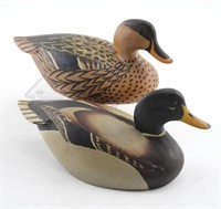 Pair of 1/3 Size Mallards by Oliver Lawson. Hen &