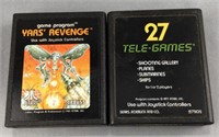 Yars Revenge & Tele Games Atari 2600 original