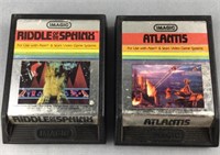 Riddle Sphinx & Atlantis Atari 2600 original
