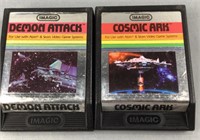 Demon Attack & Cosmic Arc Atari 2600 original