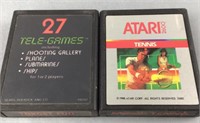 Tennis & Tele Games Atari 2600 original