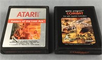 Combat & Raiders of the Lost Ark Atari 2600 orig.