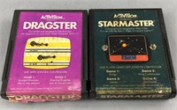 Dragster & Starmaster Atari 2600 original