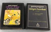 Circus Atari & canyon bomber Atari 2600 original