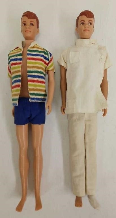 (2) Alan, Barbie Family Dolls