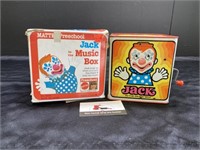 Vintage metal Mattel Jack in the Box