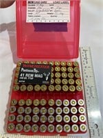 41 Remington magnum factory and reload ammo