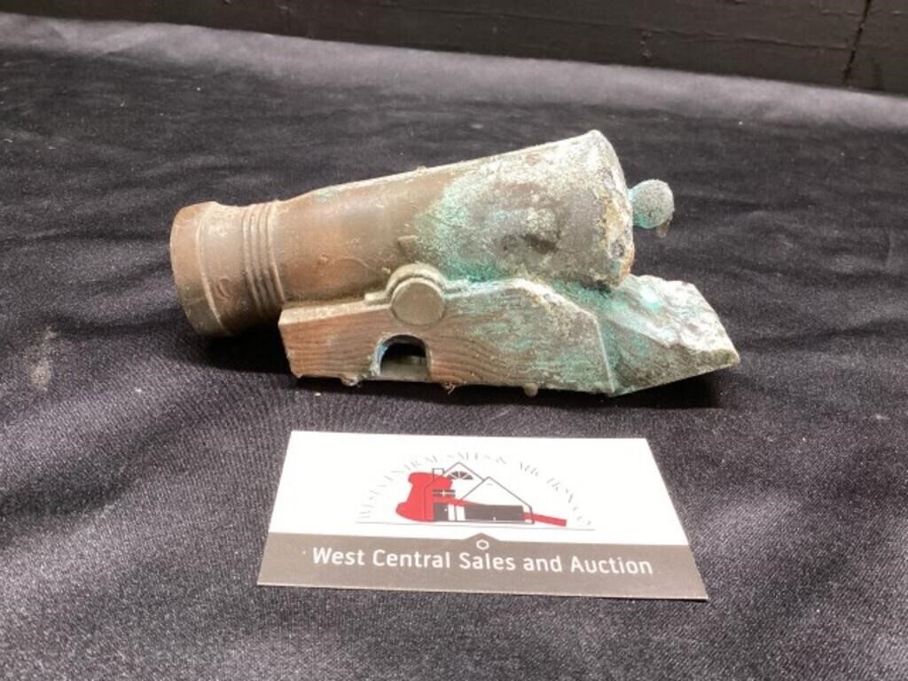 Bronze cannon pencil sharpener