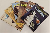 (6) 1972-73 National Lampoon Magazines