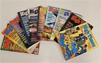 (10) 1977 High Times Magazines