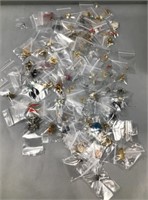 + / - 100 pairs bagged earrings  - unsorted