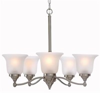 5-LIGHT DRY RATED CHANDELIER $70