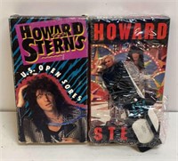 (2) Vintage Howard Stern VHS Tapes - To Include: