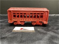 Cast iron train car