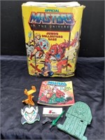 Masters of the Universe Collectors case, book,