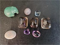 Gemstones and Jade Elephant