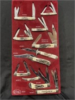 CASE XX KNIVES CARD DISPLAY