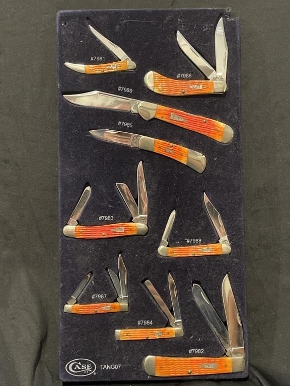 CASE XX KNIVES CARD DISPLAY