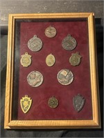 ASSORTED MEDALS IN CASE