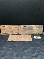 Vintage license plates