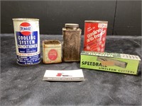 Miscellaneous vintage cans