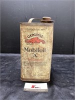 Mobiloil A Metal can