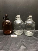 Gallon glass jugs