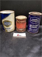 Misc vintage cans