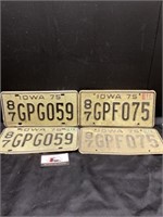 Iowa license plates