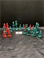 Antique Burmese chess set