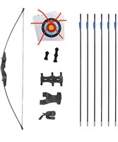 KLITE 51IN RECURVE BOW AND ARROW SET BOW AND