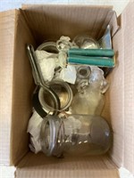 Box of misc glass