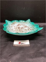 Handmade glass bowl