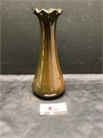 Brown ceramic vase