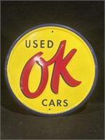 OK CARS SIGN