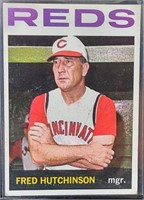 1964 Topps Fred Hutchinson #207 Cincinnati Reds