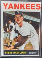 1964 Topps Steve Hamilton #206 New York Yankees