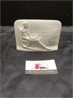 Lladro collection society signed plaque