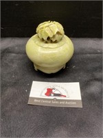 Chinese soapstone incense jar