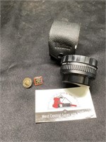 Pins and camera lens