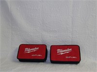 2 Milwaukee Zip Up Tool Bags