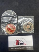 Atlantic Fire Department tokens