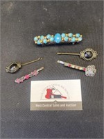 Beaded hair pins