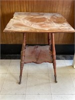 Antique wooden side table