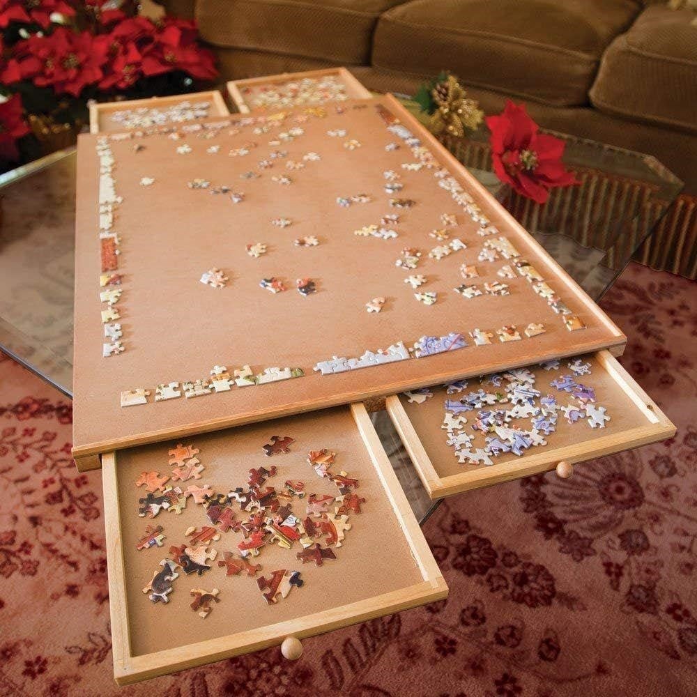 Original Standard Wooden Jigsaw Puzzle Plateau